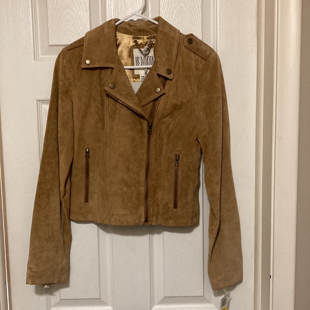Tan suede jacket - Picture 3 of 5